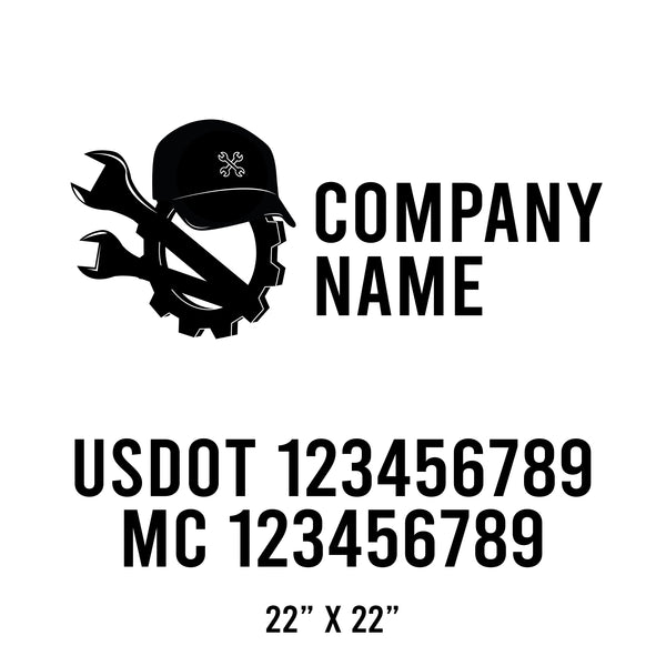 Mechanic USDOT Decals
