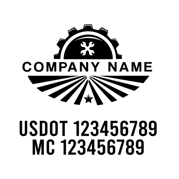 Mechanic USDOT Decals