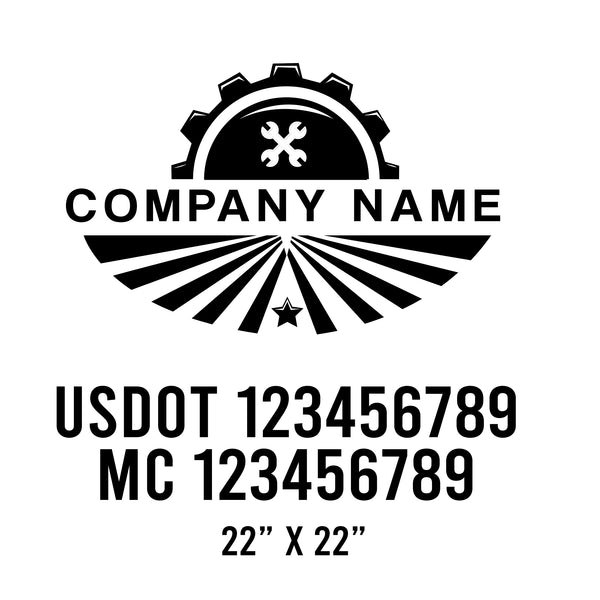 Mechanic USDOT Decals