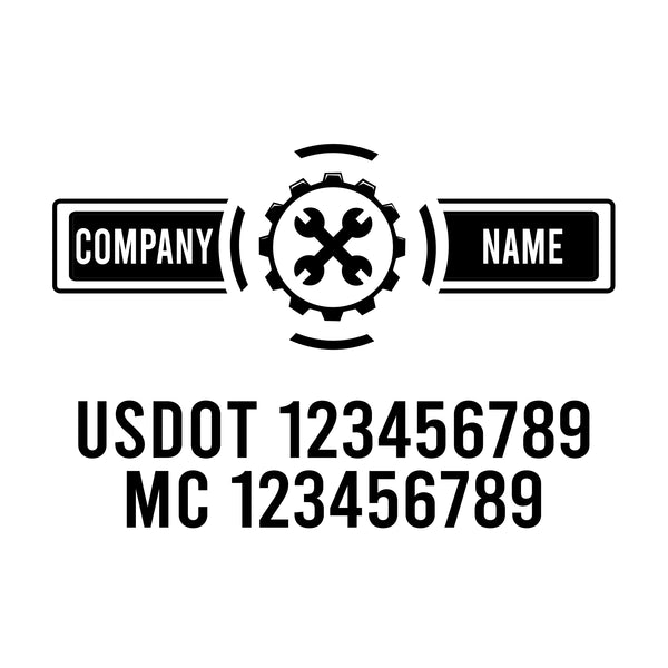 Mechanic USDOT Decals