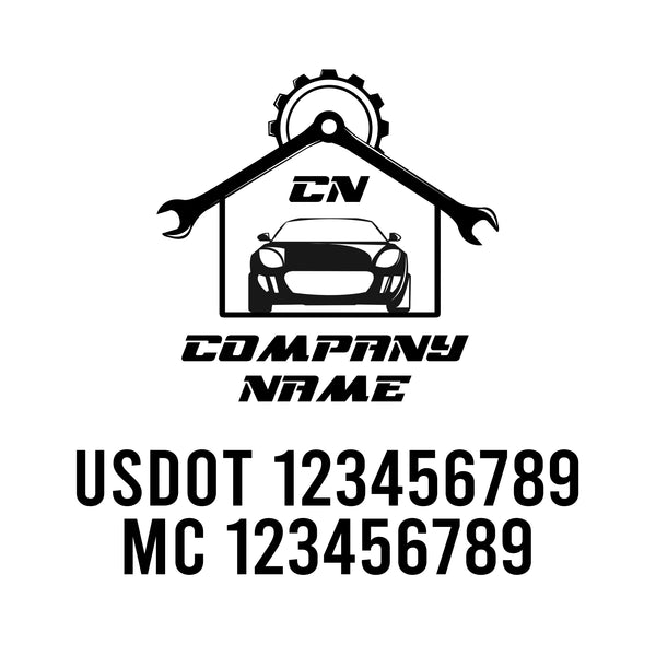 Mechanic USDOT Decals