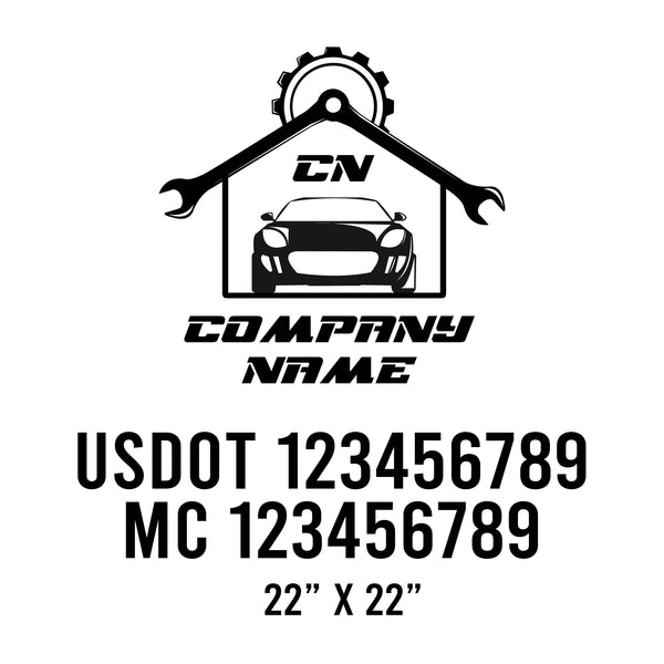 Mechanic USDOT Decals