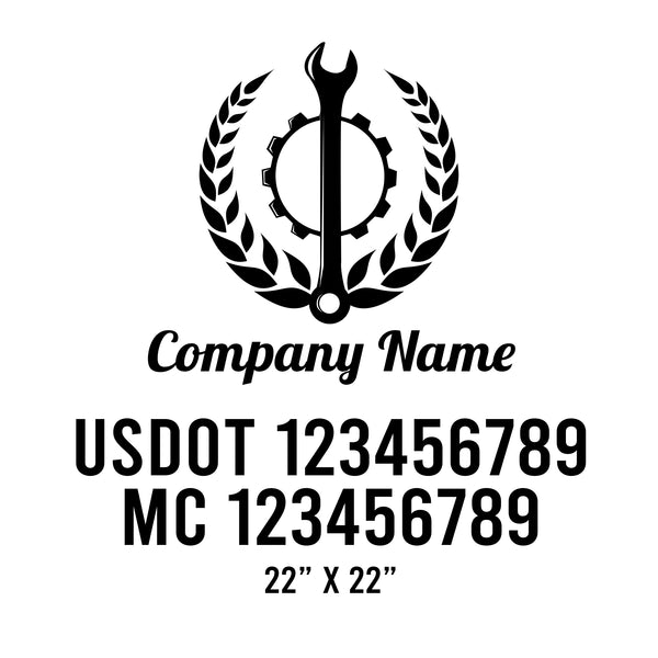 Mechanic USDOT Decals