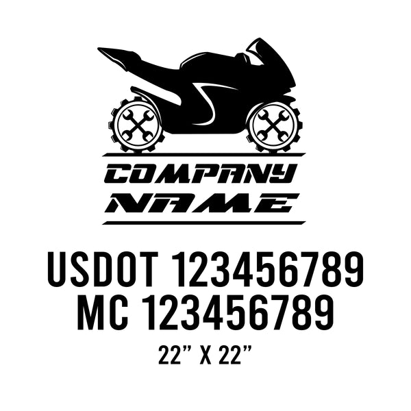 Mechanic USDOT Decals