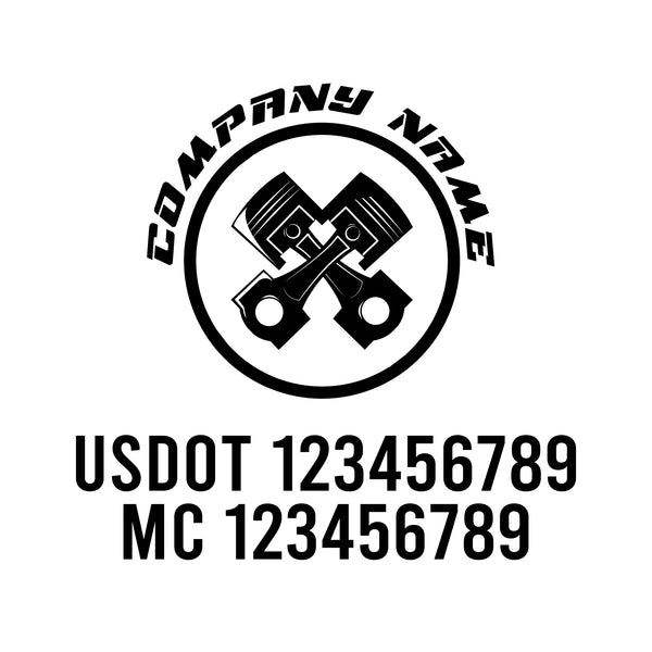 Mechanic USDOT Decals