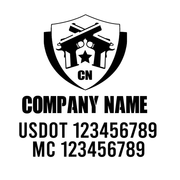 Military USDOT Decals