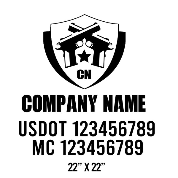 Military USDOT Decals