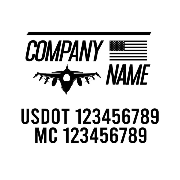 Military USDOT Decals