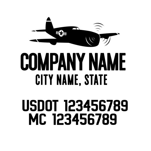 Military USDOT Decals