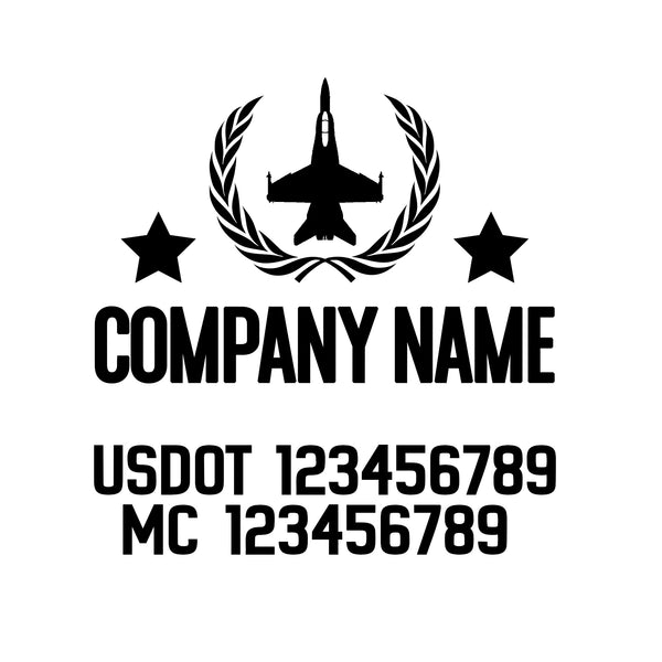 Military USDOT Decals