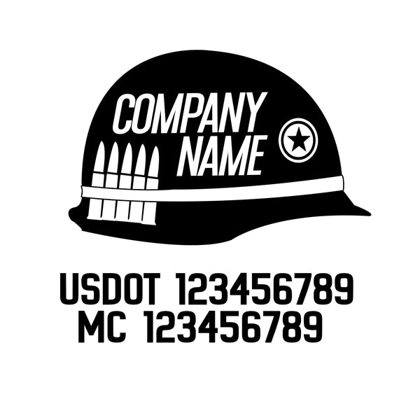 Military USDOT Decals