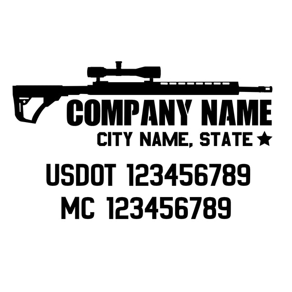 Military USDOT Decals