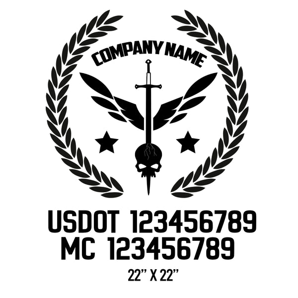 Military USDOT Decals