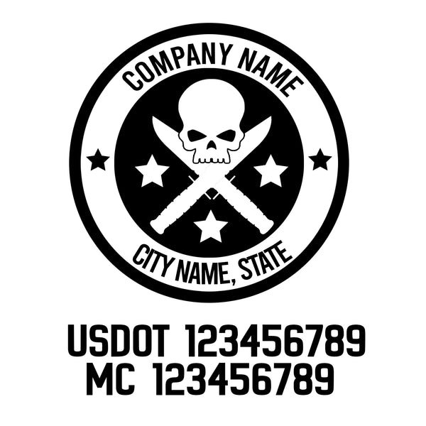 Military USDOT Decals
