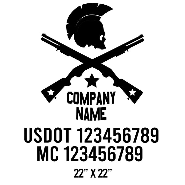 Military USDOT Decals