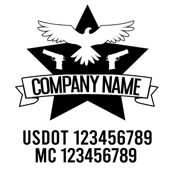 Military USDOT Decals