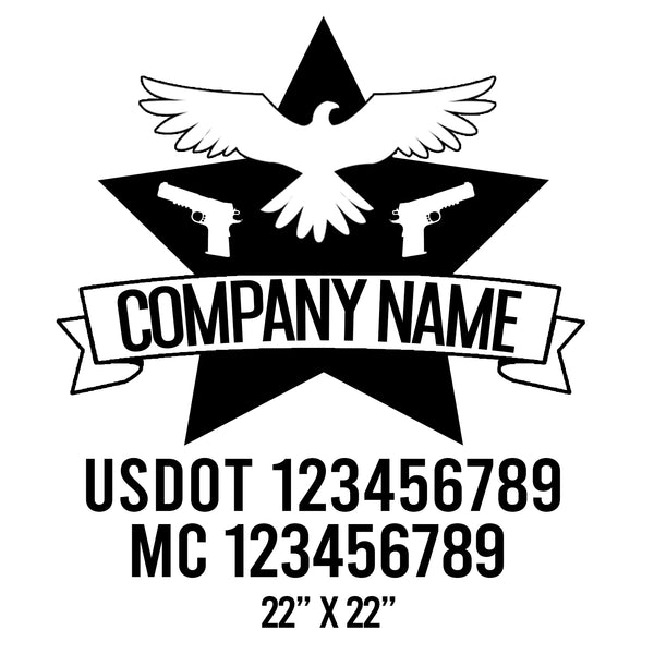 Military USDOT Decals