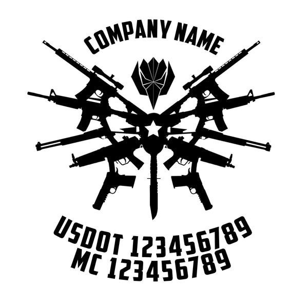 Military USDOT Decals