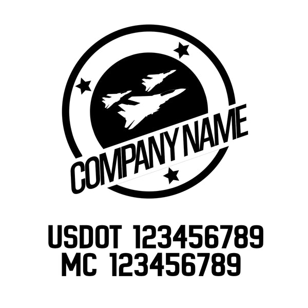Military USDOT Decals