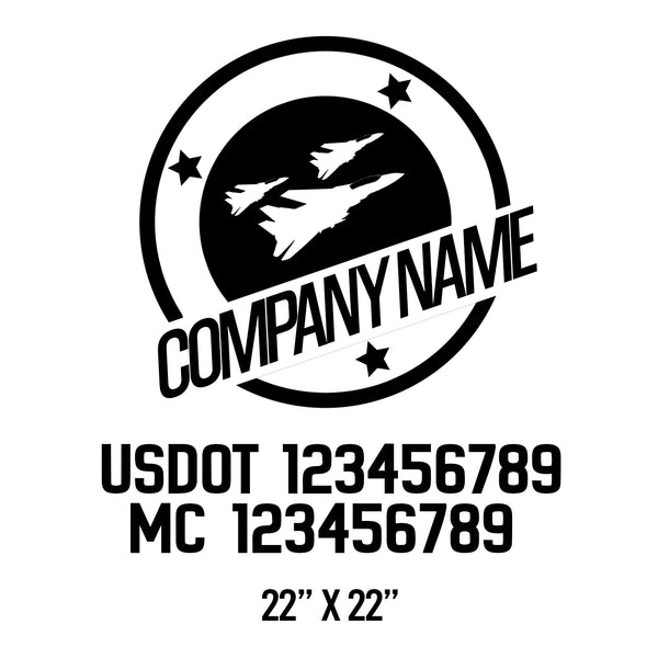 Military USDOT Decals
