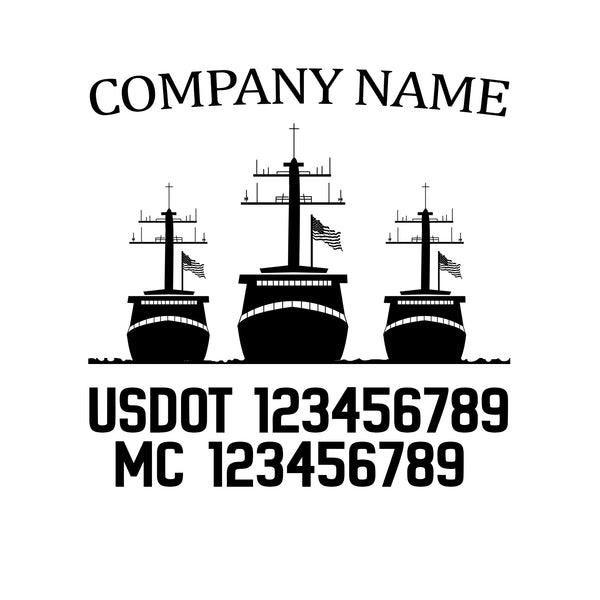 Military USDOT Decals