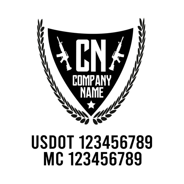 Military USDOT Decals
