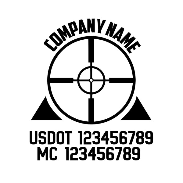 Military USDOT Decals