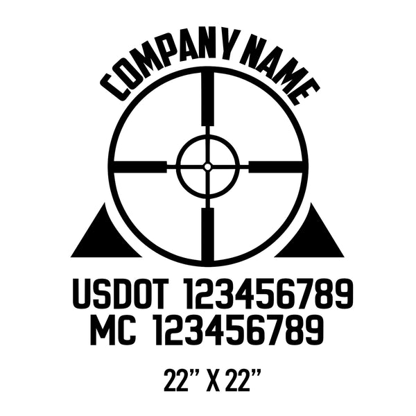 Military USDOT Decals