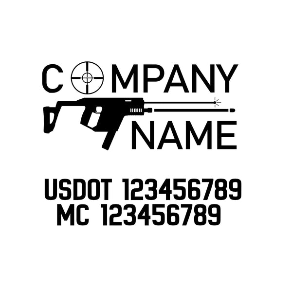 Military USDOT Decals