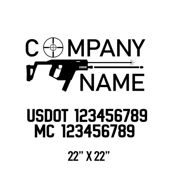 Military USDOT Decals