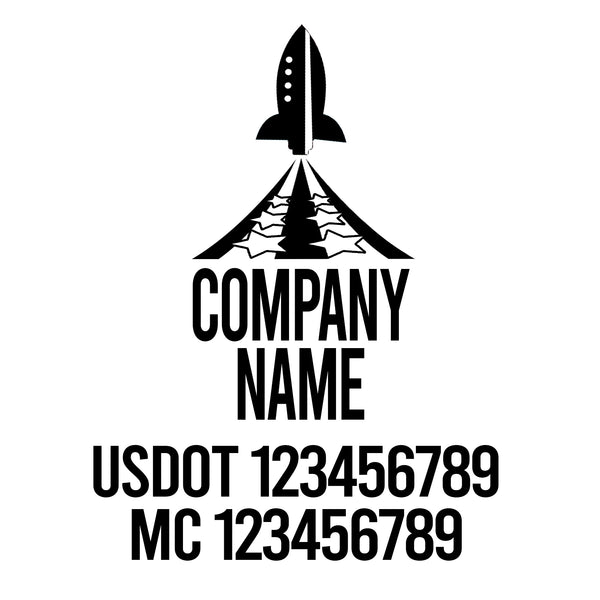 Patriotic USDOT Decals