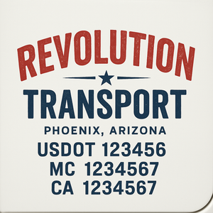 Truck Door Decal Lettering Sticker Signs | Add Your Info - Create Your Own Semi-Truck Door Signs