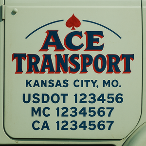 Truck Door Decal Lettering Sticker Signs | Add Your Info - Create Your Own Semi-Truck Door Signs