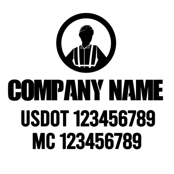 Construction USDOT Decals