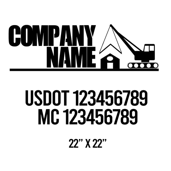 Construction USDOT Decals