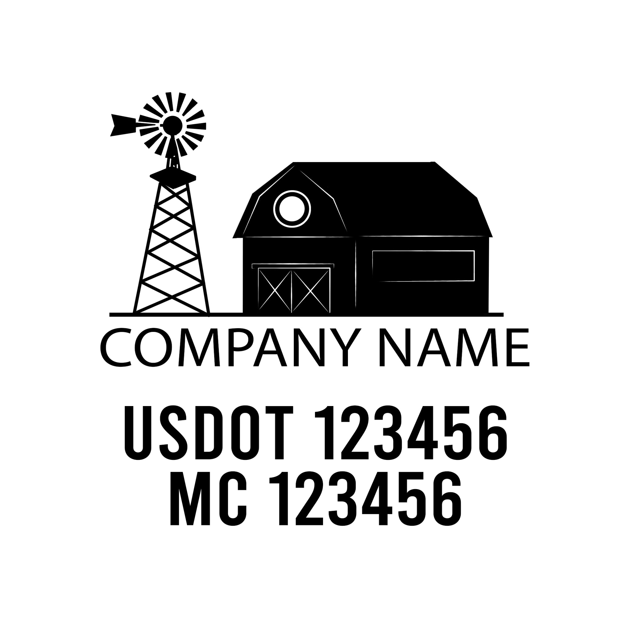 Farm USDOT Decals