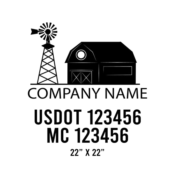 Farm USDOT Decals