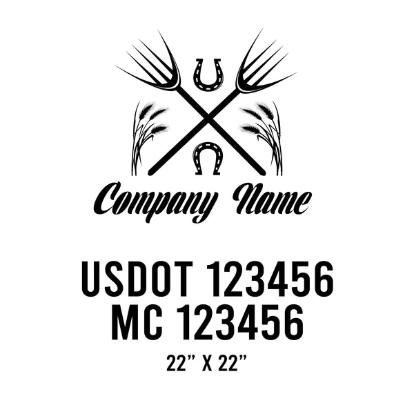 Farm USDOT Decals