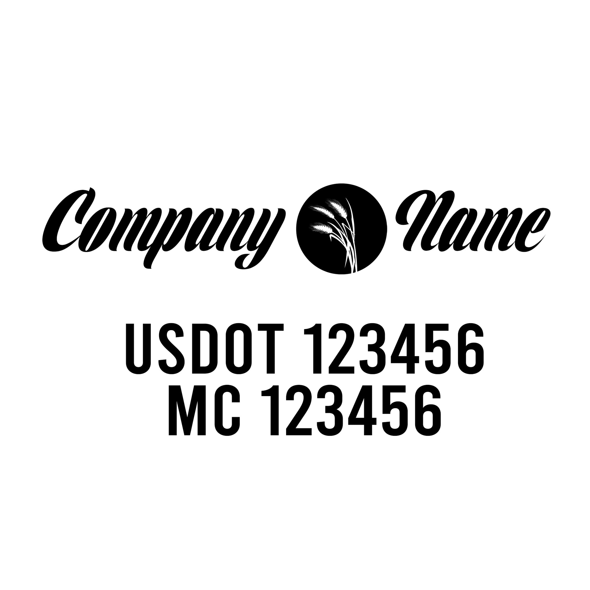 Farm USDOT Decals