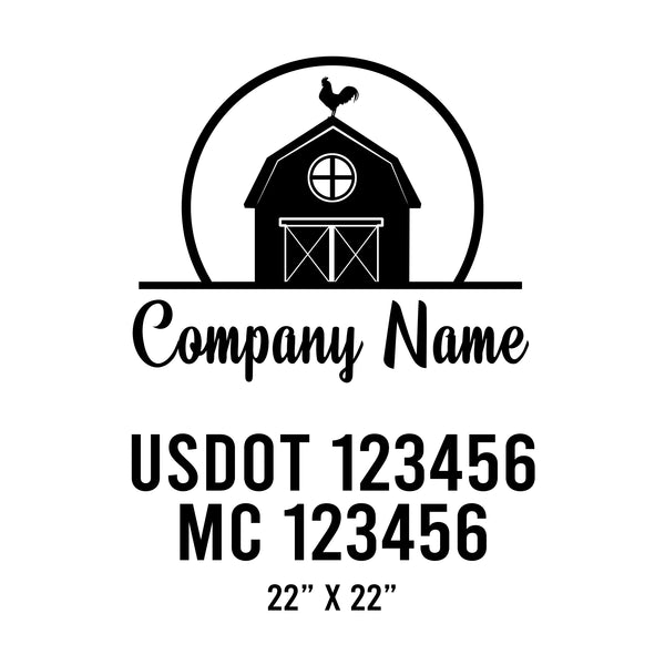 Farm USDOT Decals