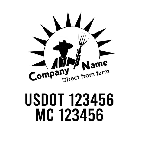 Farm USDOT Decals