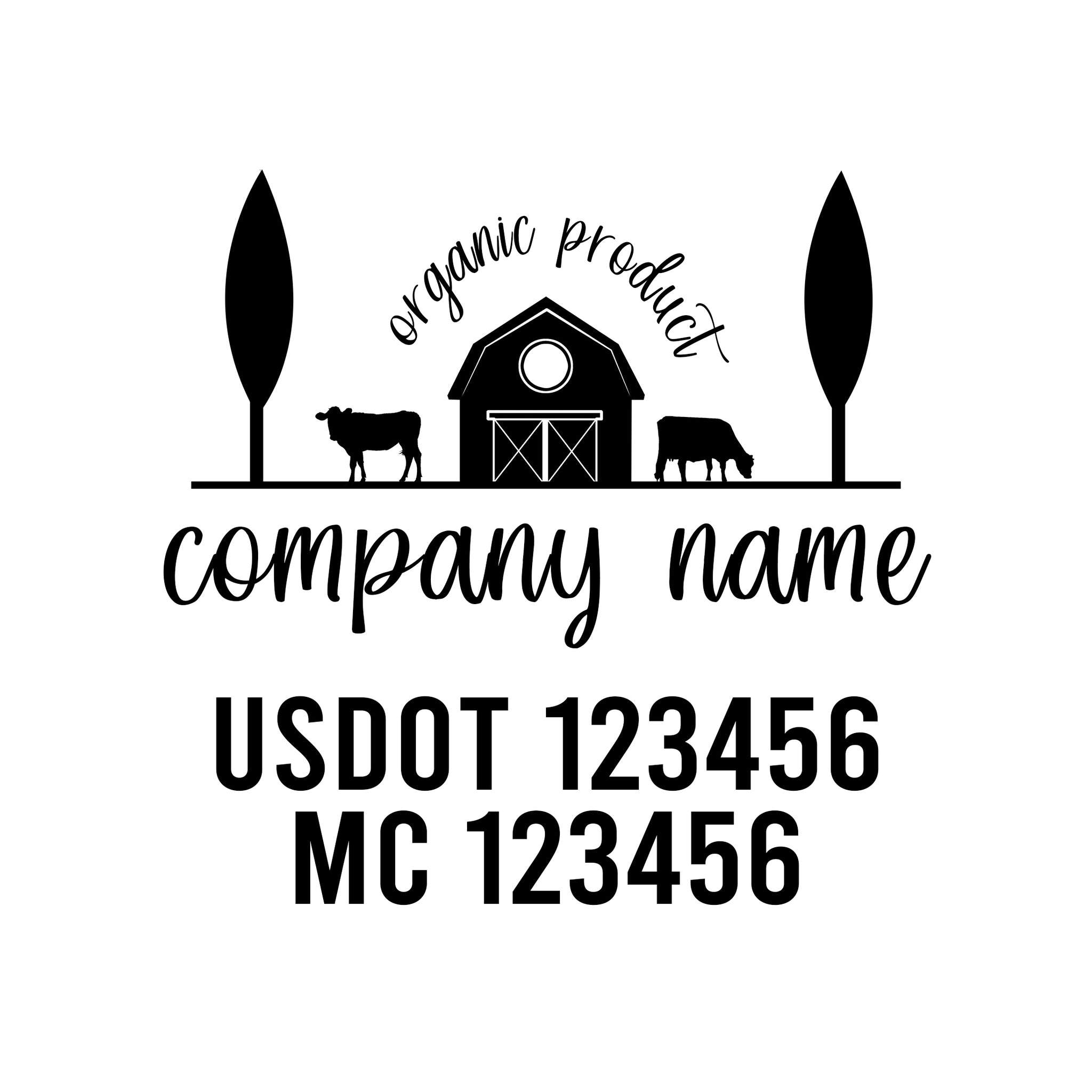 Farm USDOT Decals