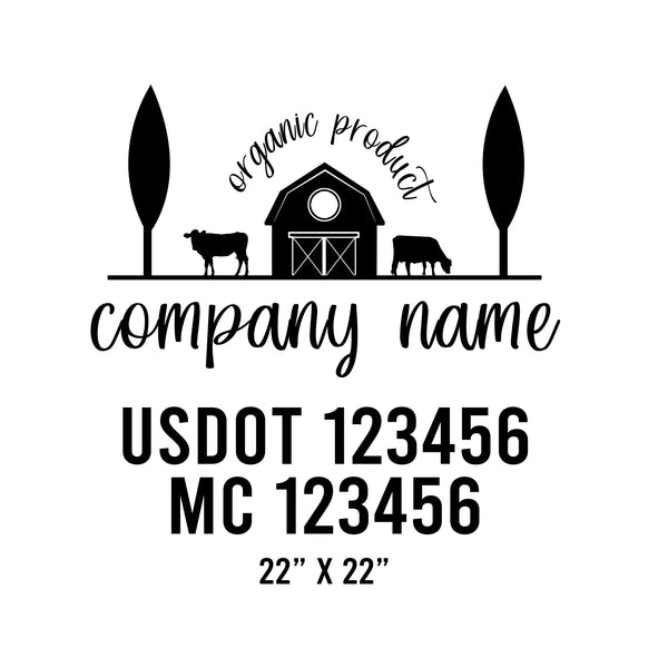 Farm USDOT Decals