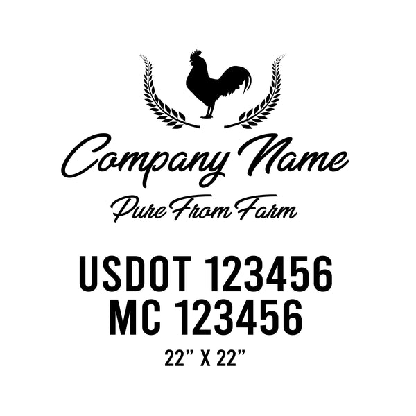 Farm USDOT Decals