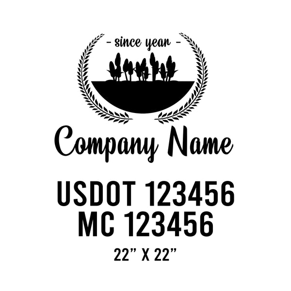 Farm USDOT Decals