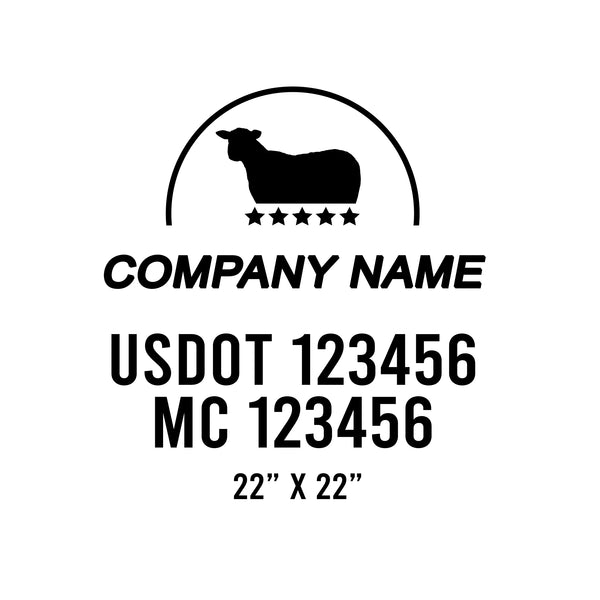 Farm USDOT Decals