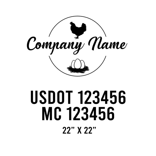 Farm USDOT Decals