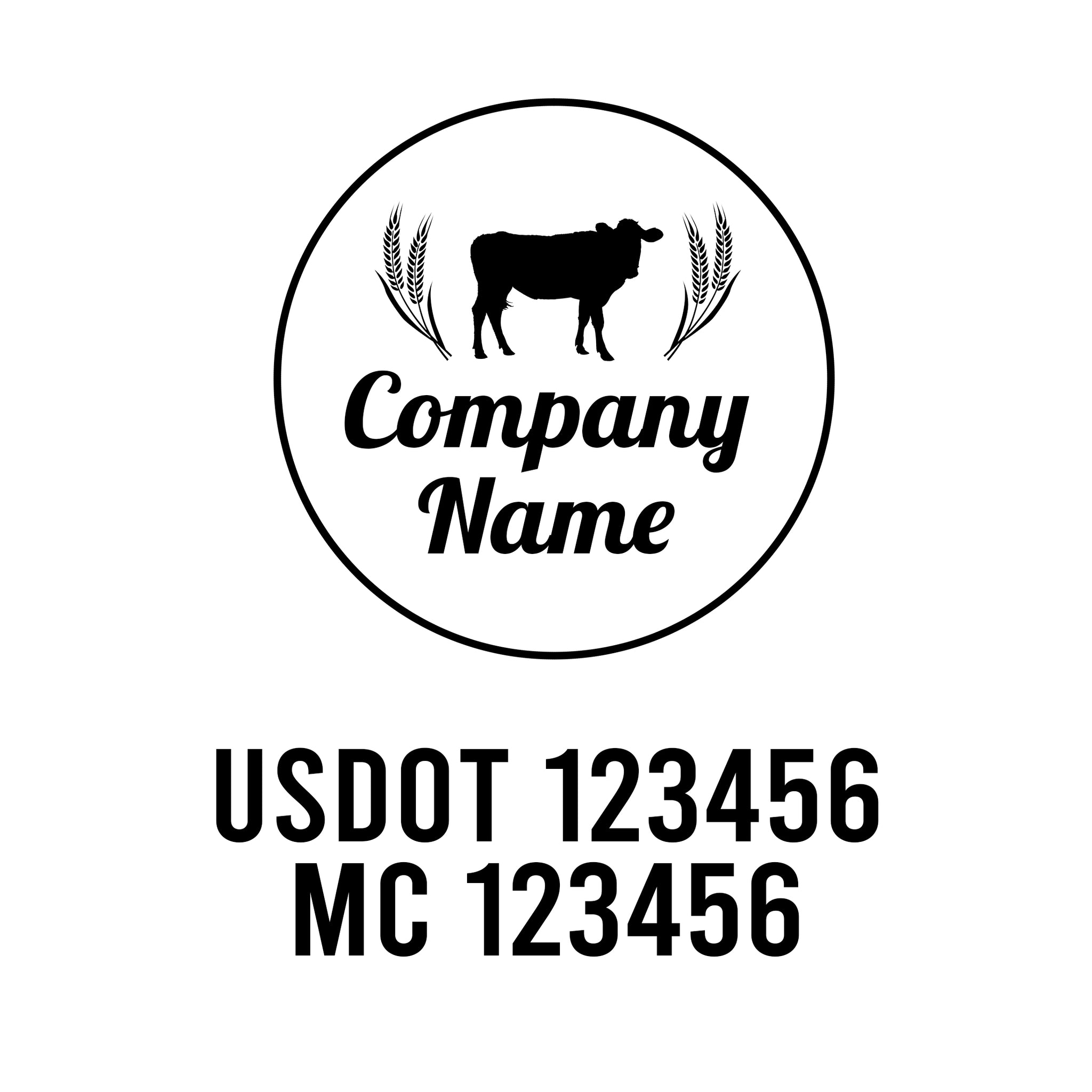 Farm USDOT Decals