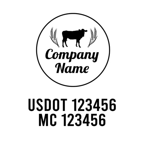 Farm USDOT Decals