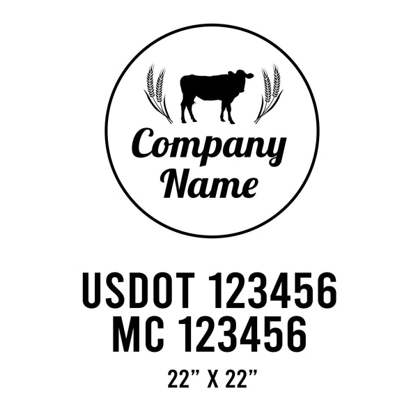 Farm USDOT Decals